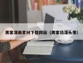 阳春黑客漫画素材下载网站（黑客动漫头像）