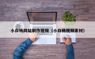 阳春小白杨网站制作视频（小白杨视频素材）
